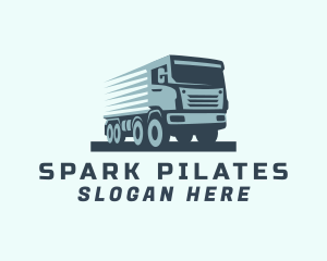 Freight Trucking  Transportation Logo