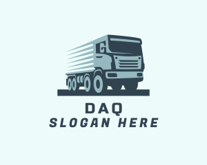 Freight Trucking  Transportation Logo