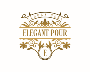 Floral Luxury Boutique  logo design