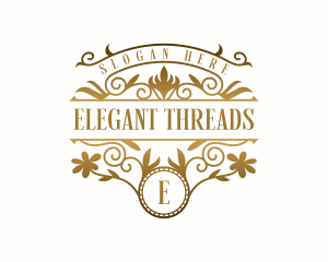 Floral Luxury Boutique  logo design