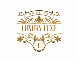 Floral Luxury Boutique  logo design