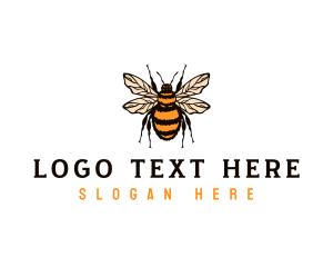 Honey Bee Apiary Logo