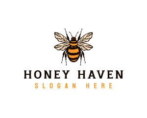 Apiary - Honey Bee Apiary logo design