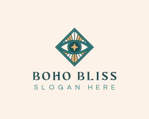 Eye Boho Star logo design