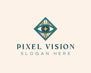 Eye Boho Star logo design