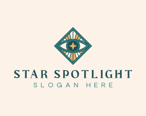 Eye Boho Star logo design