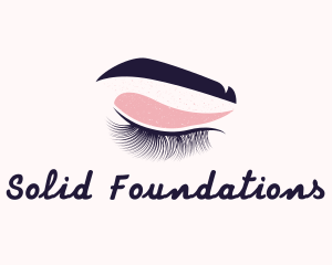 Eyelash & Eyebrow Salon Logo