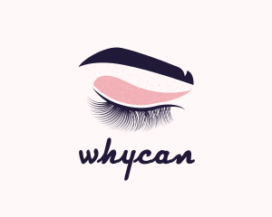 Beauty Vlogger - Eyelash & Eyebrow Salon logo design