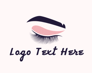 Influencer - Eyelash & Eyebrow Salon logo design