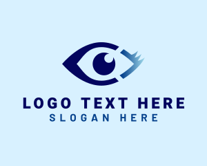 Ophthalmology - Optic Eye Care Letter C logo design