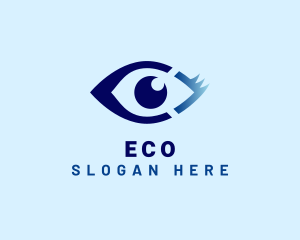 Contact Lens - Optic Eye Care Letter C logo design