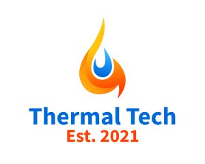 Thermal Fire Element  logo design