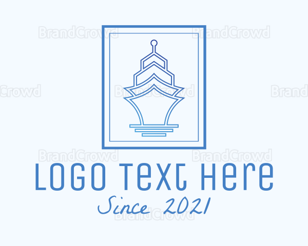 Cruise Ship Frame Logo