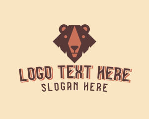 Bear - Grizzly Bear Apparel logo design