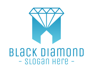 Geometric Jewelry House logo design