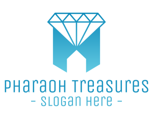 Geometric Jewelry House logo design