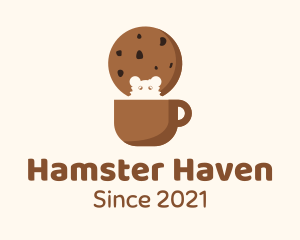 Hamster - Cookie Hamster Mug logo design