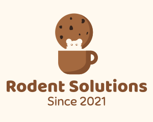 Cookie Hamster Mug logo design