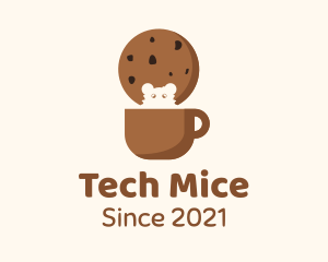 Mice - Cookie Hamster Mug logo design