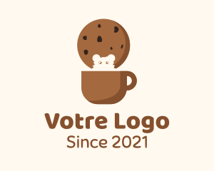 Hamster - Cookie Hamster Mug logo design