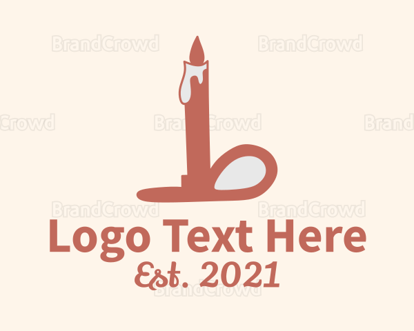 Candle Lamp Light Logo