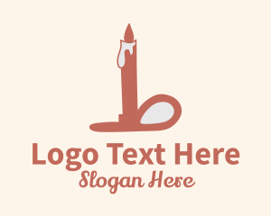 Candle Lamp Light Logo