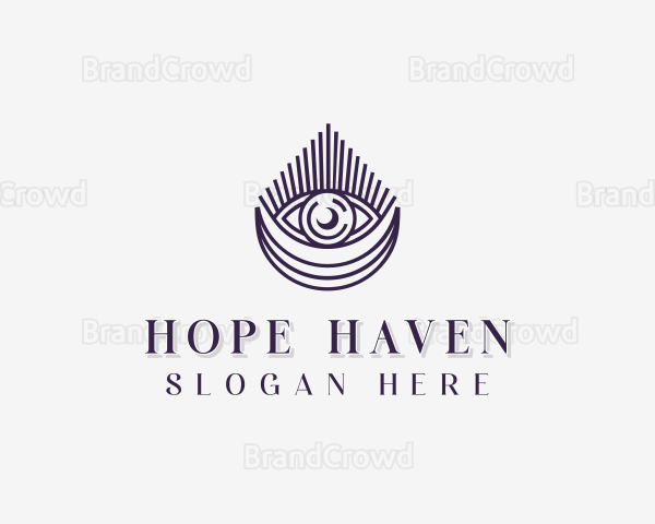 Holistic Eye Crescent Logo