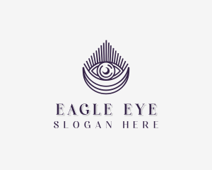 Holistic Eye Crescent logo design