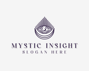 Holistic Eye Crescent logo design