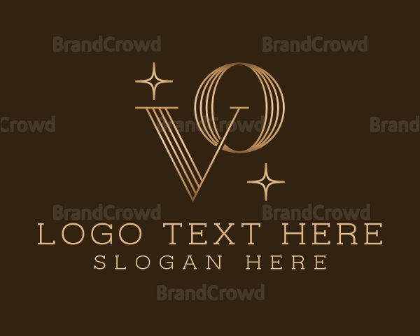 Elegant Letter VO Monogram Logo