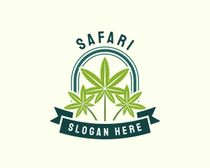 Cannabis Marijuana Leaf Logo