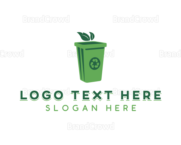 Garbage Waste Disposal Logo