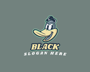 Streaming - Retro Cartoon Duck logo design