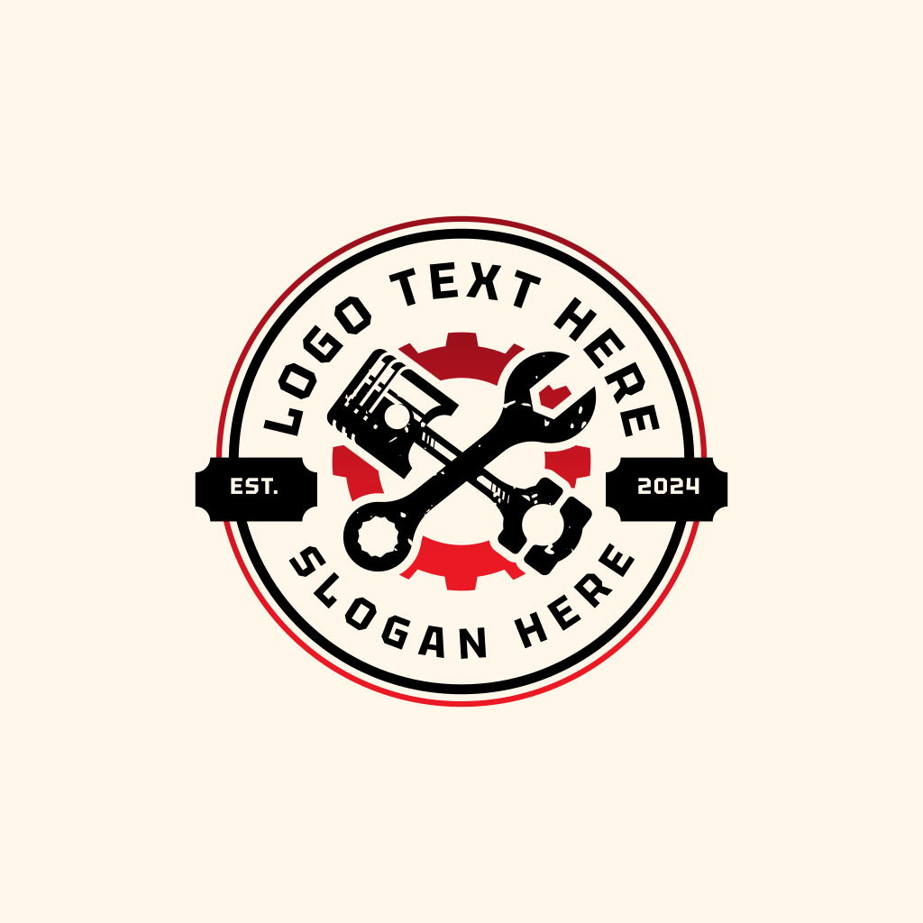 Piston Wrench Repair Logo | BrandCrowd Logo Maker