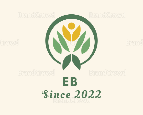 Human Leaf Gardener Logo