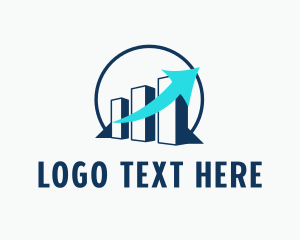 Statistics - Economy Data Statistics logo design