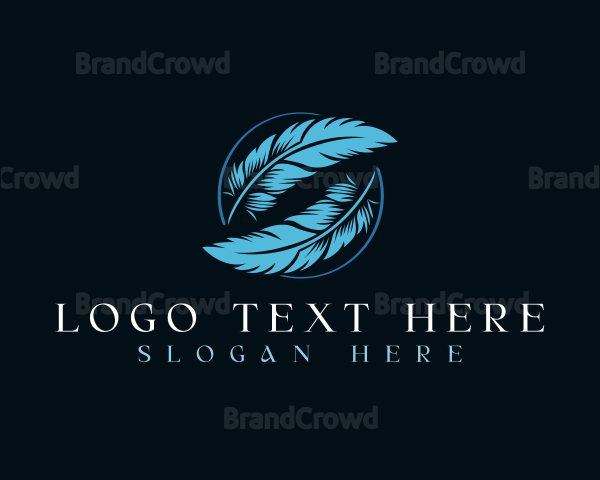 Feather Quill Writing Logo