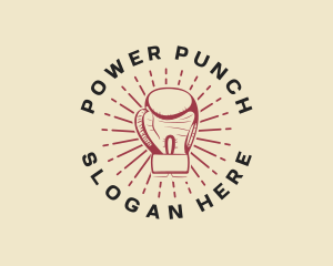 Punch - Boxing Glove Sports logo design