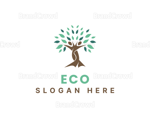 Nature Healthy Tree Logo