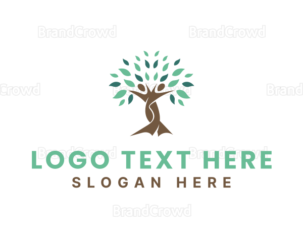 Nature Healthy Tree Logo