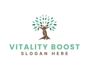 Healthy - Nature Healthy Tree logo design