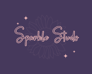 Flower Sparkle Signature logo design