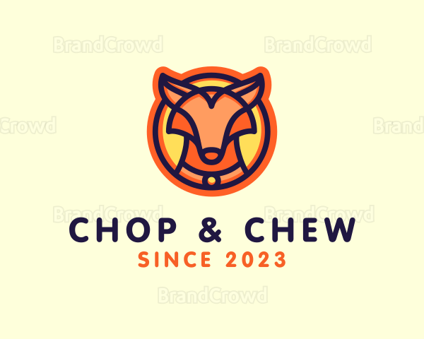 Wild Fox Animal Logo