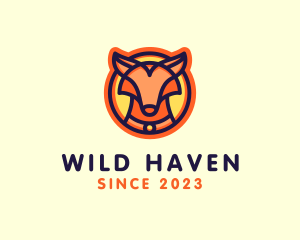 Wild Fox Animal logo design