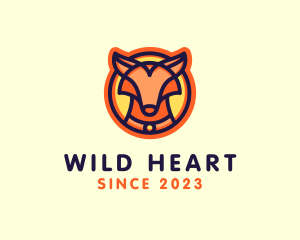 Wild Fox Animal logo design