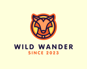 Wild Fox Animal logo design