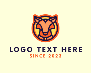 Fox - Wild Fox Animal logo design