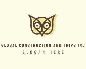 Bird Owl Aviary Logo