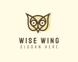 Bird Owl Aviary logo design