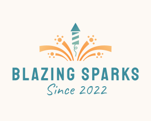 Pyrotechnics - New Year Pyrotechnics logo design